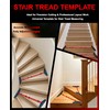 Stair Tread Template Tool 8" to 60" Adjustable for Measuring.