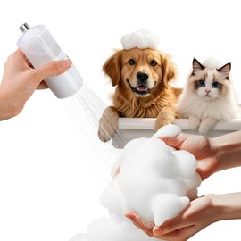 Upgraded Dog Cleaning Foam Machine, 2-in-1 Mode Dog Shampoo Sprayer, Mixed Soap Dispenser, for Pet Washing Irrigated Lawn Patio Car Cleaning (Supplies for Dog Cat Puppy Children)