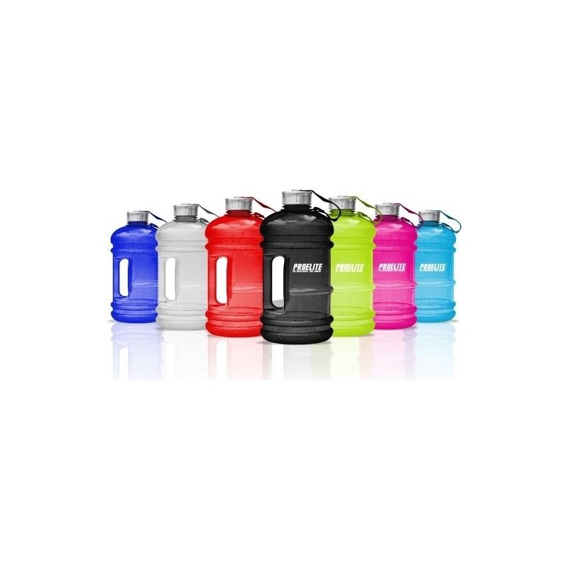 ProElite 5055915816203 Half Gallon BCAA Pre Workout Water Bottle, Red-V2