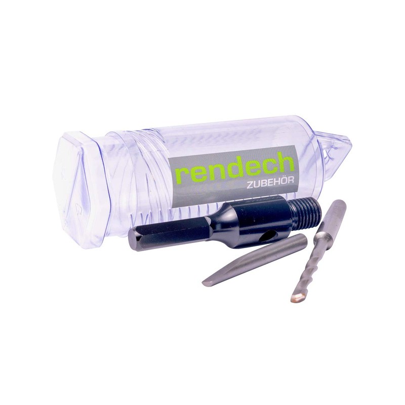 6-sided adapter including pilot drill and ejection wedge for all