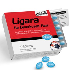 Ligara® for Levkerusen Fan Item Gift Birthday Fans (1 x Single Dose) Men's Gifts by Ligakakao.de