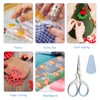 6 PCS Embroidery Scissors, Stainless Steel Sewing Scissors with Protective