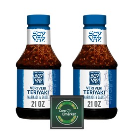 Teriyaki Sauce Veri Veri Teriyaki Marinade and Sauce, 21 fl oz x 2 packs