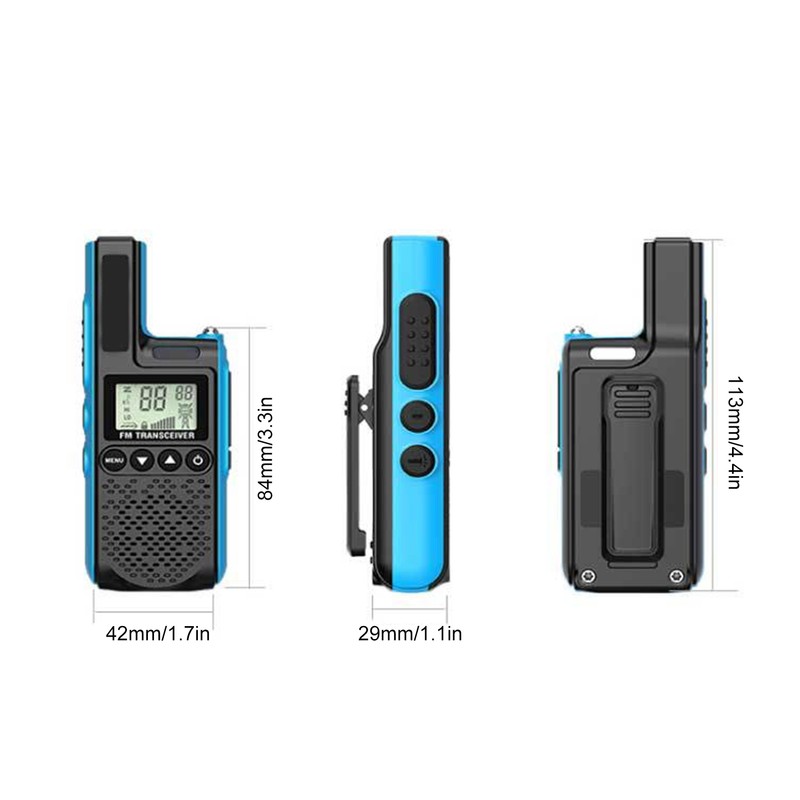 Q1 Walkie Talkie Mini Portable High Power Rechargeable with HD