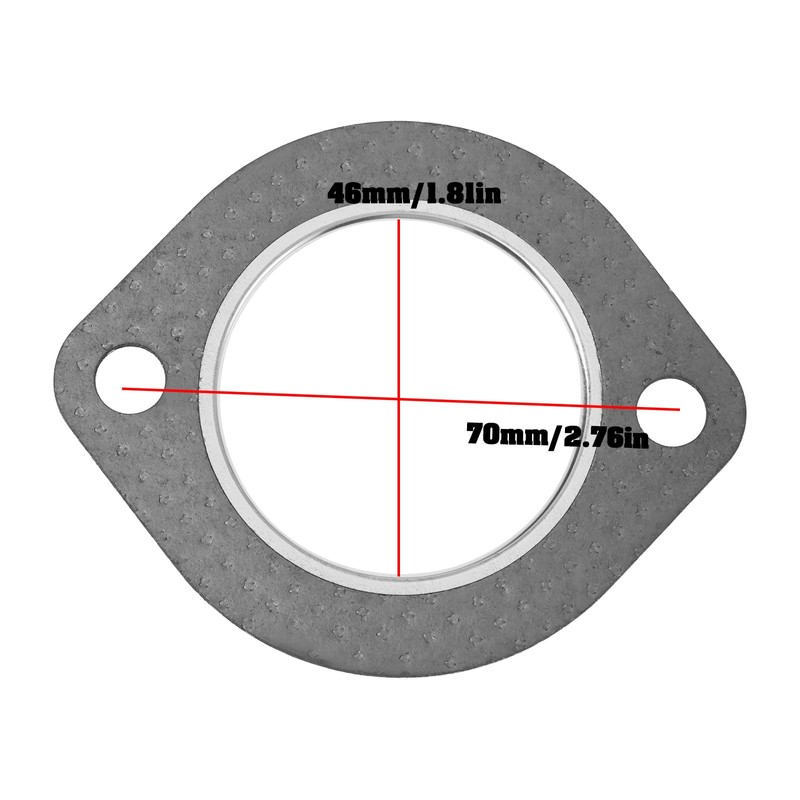 LT Easiyl Exhaust Pipe Front Rear Silencer Gasket A1321420080 Compatible