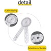 Spinals Goniometer Protractors, 3Pcs 6/8/12 Inch Therapy Protractor Measuring Angle