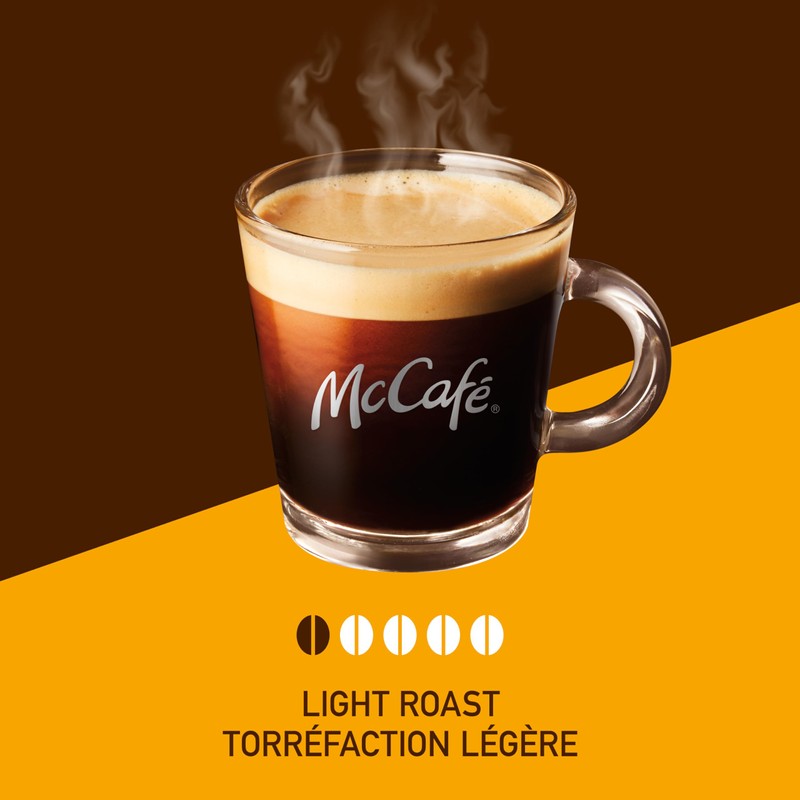 McCafé Light Roast Espresso Coffee Capsules, Capsules Compatible with Nespresso's