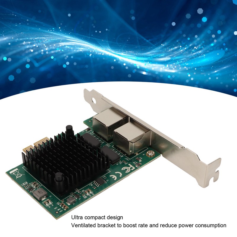 PCIE NIC Network Card Stable Transmission Plug and Play 1G