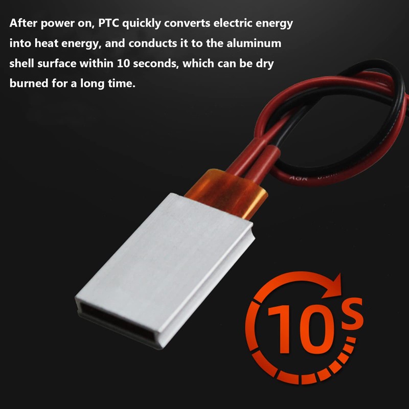 2PCS PTC Heating Element AC/DC 110V 220C Insulated Constant Temperature