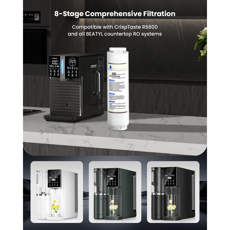 CRS-RS600-MRO All in One Filter Replacement for CrispTaste CRS-RS600 and
