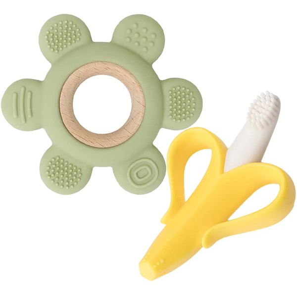 Uunida Mordedor de Silicona para Bebé Libre de BPA -