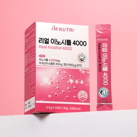 I'm Nutri Real Inositol Myocholine Lactobacillus Derived Natural Folic Acid 135g, 3 Pieces / 아임뉴트리 리얼 이노시톨 미오 콜린 유산균 유래 천연 엽산 135g, 3개