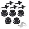New Marine Tenax Buttons Black 5 Tops + 5 Lower