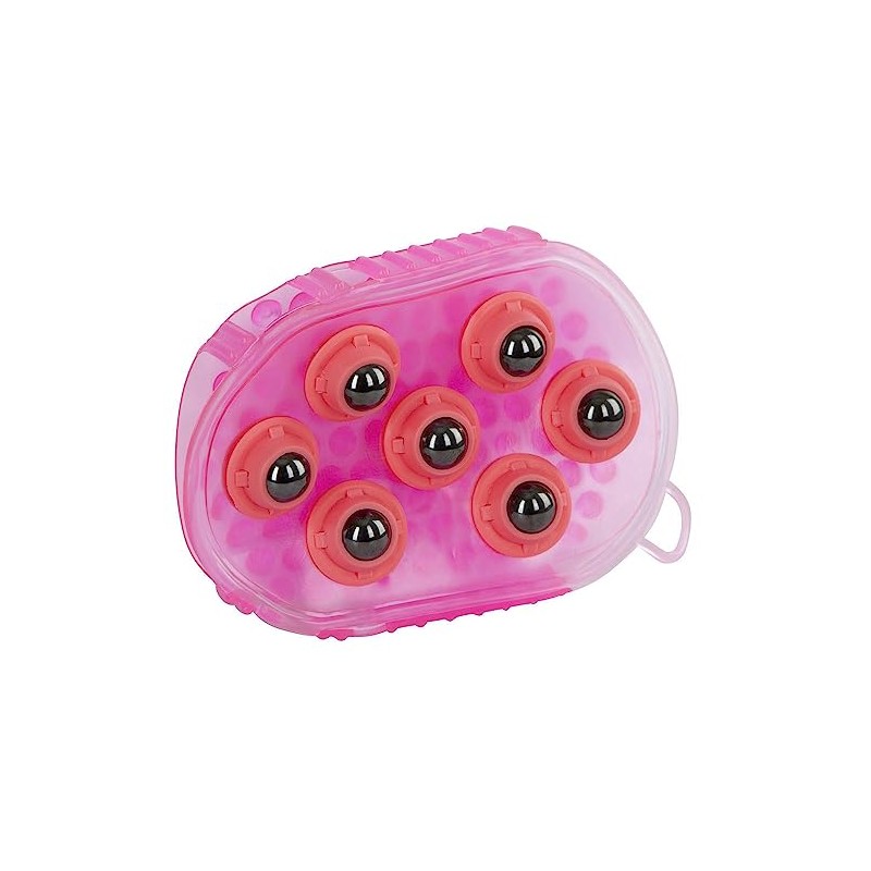 Magnet-Massage-Striegel, rosa