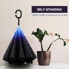 MRTLLOA 40/49/56 Inch Oversize Windproof Inverted Reverse Upside Down Umbrella,