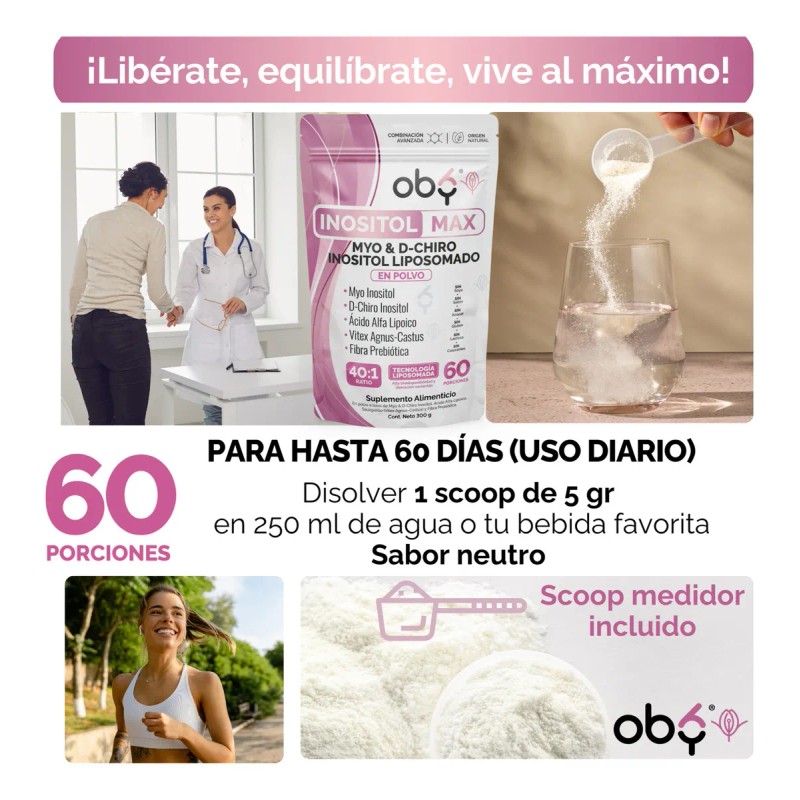Inositol Max Liposomado Ratio 401 Myo Inositol D-chiro Vitex Agnus