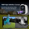 AIOMEST Smart Bird Feeder with Camera and Solar Panne, 1080P