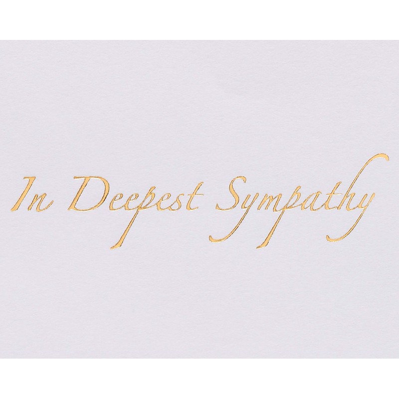 Papyrus Sympathy Card (Deepest Sympathy)