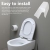 Portable Pee Guard Compatible for Toilet, Stops Urine Splash Compatible