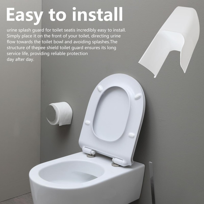 Portable Pee Guard Compatible for Toilet, Stops Urine Splash Compatible