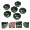 COLLBATH 1 Set Dark Green Wedding Ice Crack Teacups Unique