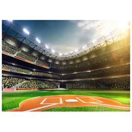 WOLADA Baseball Backdrop Baseball Themed Birthday Party Photography Backdrop Baseball Photo Backdrop Baseball Backdrops for Photoshoot Baseball Parent Child Activity Photography Backdrop 7x5FT FW25