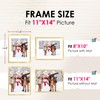 FIXSMITH 11x14 Picture Frame Set of 2, Photo Frame with