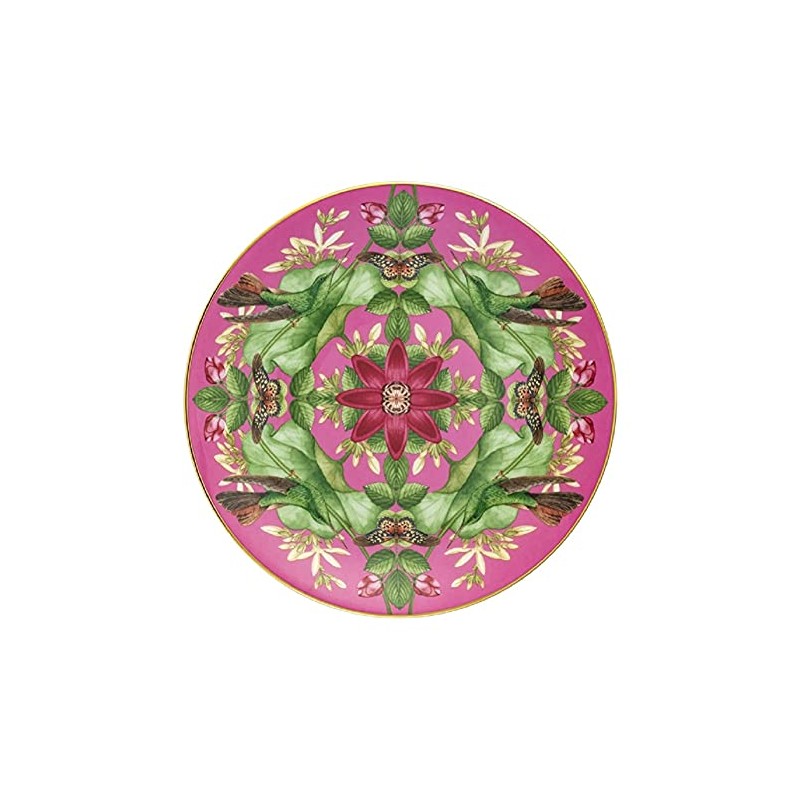 【正規輸入品】ウェッジウッド(Wedgwood) ワンダーラスト ピンクロータス プレート 皿 20cm 結婚祝い プレゼント 1057260