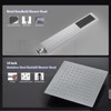 All Metal Rain Shower Head with Handheld Combo, YDmeet 10
