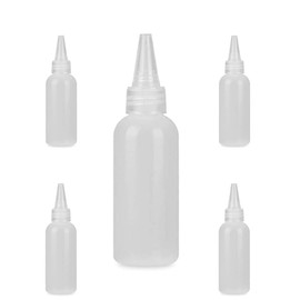 5 Pcs Plastic Squeez Liquid Dropper Fill Bottle,Needle Applicator Tip Bottles,Needle Glue Bottle,Plastic Bottles,Small Empty Squeeze Bottles