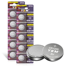 YKM 10 Pack CR 1225 BR1225 CR1225 3V Battery for Thermometer 3 Volt Lithium Battery
