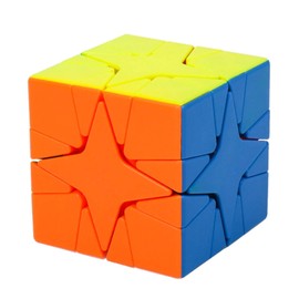 Bokefenuo Cuber MoYu Meilong Polaris Speed Cube 57 mm Moyu MeiLong Polaris Stickerless Magic Puzzle Toys for Kids Cube