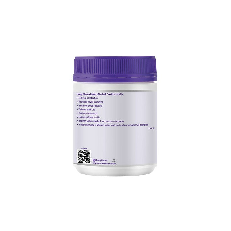 Henry Blooms Slippery Elm Bark 125 G Powder