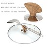 Wooden Pot Lid Knob Cookware Lid Replacement Knobs for Saucepan