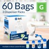 Reli. Custom Fit G Trash Bags (60 Count) Fits Simplehuman