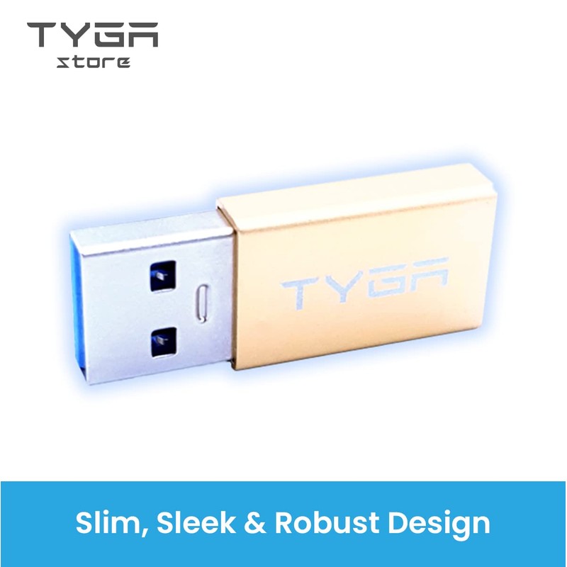TYGA STORE USB Type C Female to USB Type A