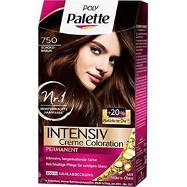Poly Palette Intensiv Creme Coloration, 750 Schokobraun Stufe 3, 3er Pack (3 x 115 ml)