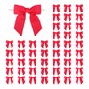 Meseey 50 Pcs 4 Inch Grosgrain Ribbon Twist Tie Bows