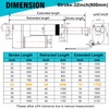 JQDML 32 Inch High Speed 1.34"/sec Linear Actuator 12V 88lbs/400N