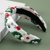 Gmmidea Floral Knotted Headbands for Women Girls Spring Summer Pearl