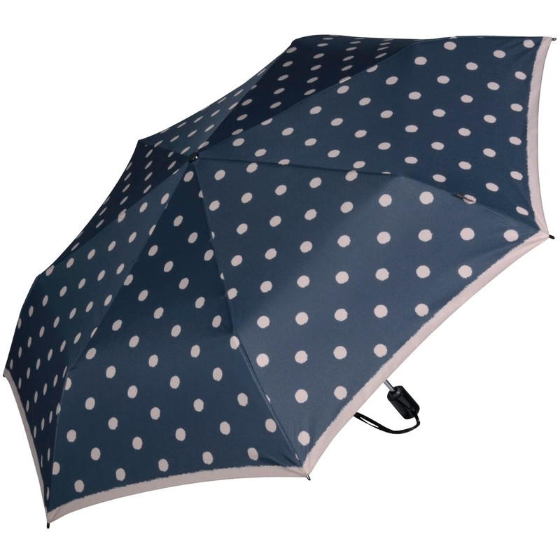Knirps Slim Duomatic Pocket Umbrella with Automatic Open/Close Dot Art