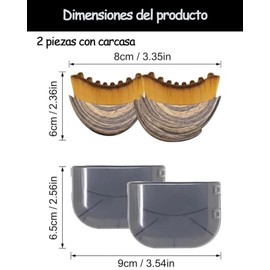 2 Cepillos Faciales, Cepillo Facial Para Drenaje Linfático,Reduce Hinchazón Matutina, Ideal Para Uso Diario Y Profesional, Material Plástico Con Fibra