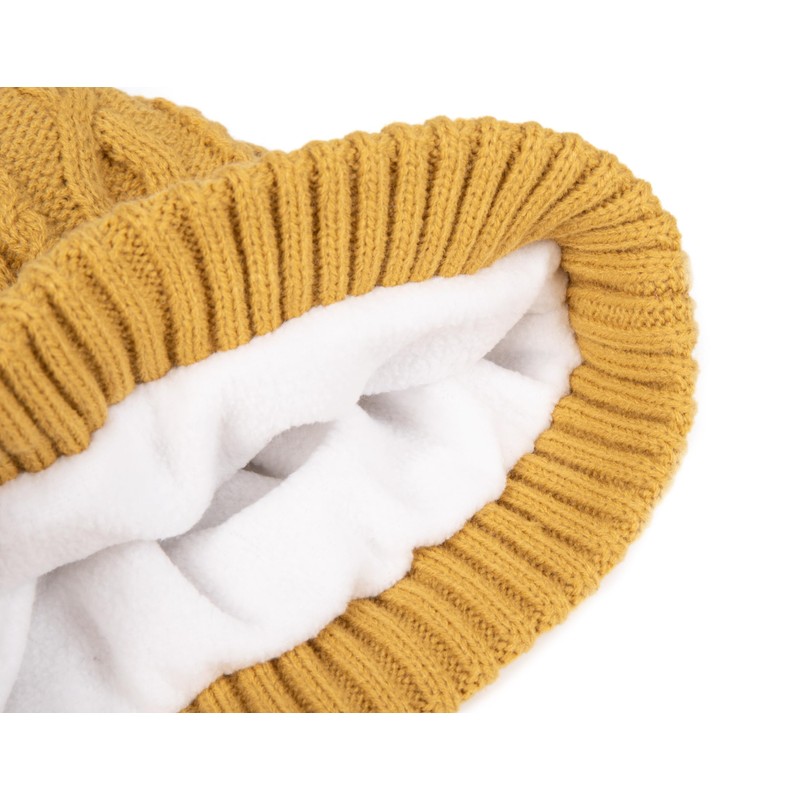 HEYO Women's Soft Winter Hat with Faux Fur Bobble Lightweight