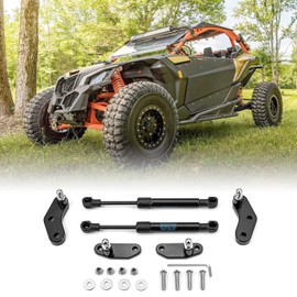 Wsays X3 Door Opener Kits Front & Rear Door Shocks Struts for 2 DoorCompatible with Can am Maverick X3 Max 2017-2025, Gloss Black