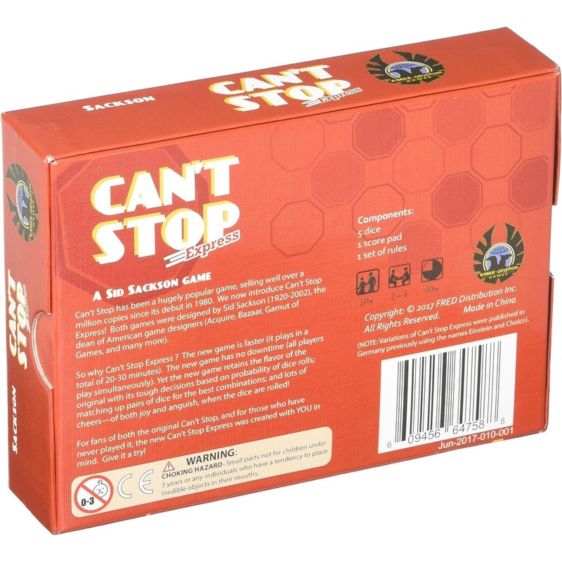 Can't Stop Express SW