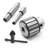 Yunnergo 1-32"-1/2" JT33 Drill Chuck MT1&MT2 Morse Taper Shank