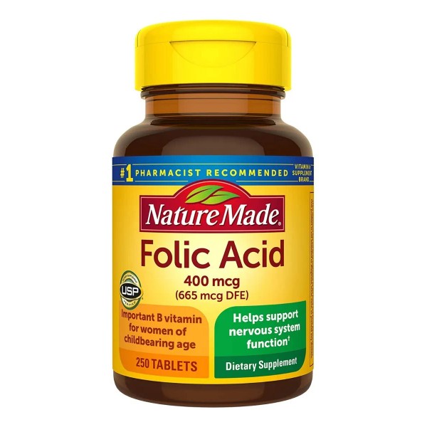 Nature Made cido Flico 400 mcg (665 mcg DFE) Apoya