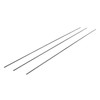 5pcs 1mm x 1000mm Carbon Fiber Round Rods (5 Count