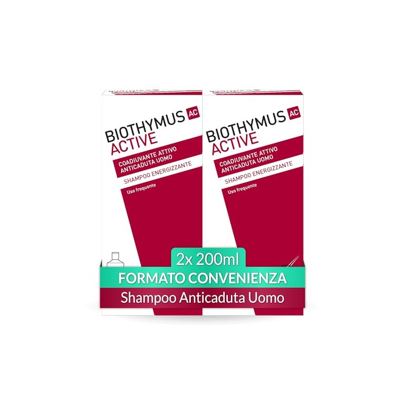 Biothymus Active Uomo Hair Loss Revitalizing Shampoo for All Hair