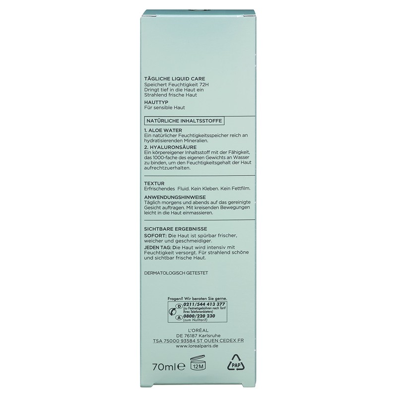 L'Oréal Paris Hydra Genius Aloe Aqua Moisturising Fluid Sensitive Skin
